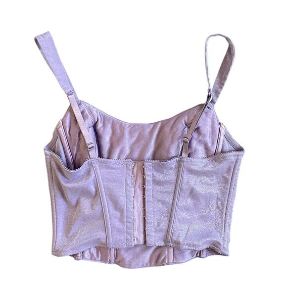 Vintage Victoria's Secret Pale Lilac Purple Corset Size Small/ 32 - Picture 2 of 4